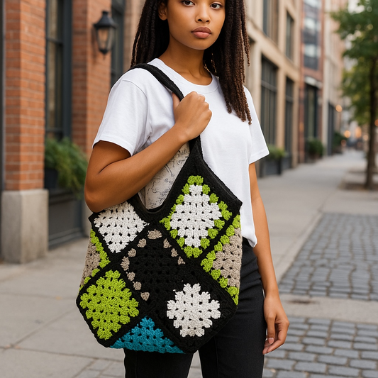 👜 Groovy Granny Stytch Tote