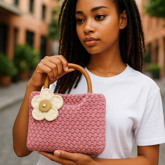 🌸 Pretty in Pink Crochet Tote 🌸